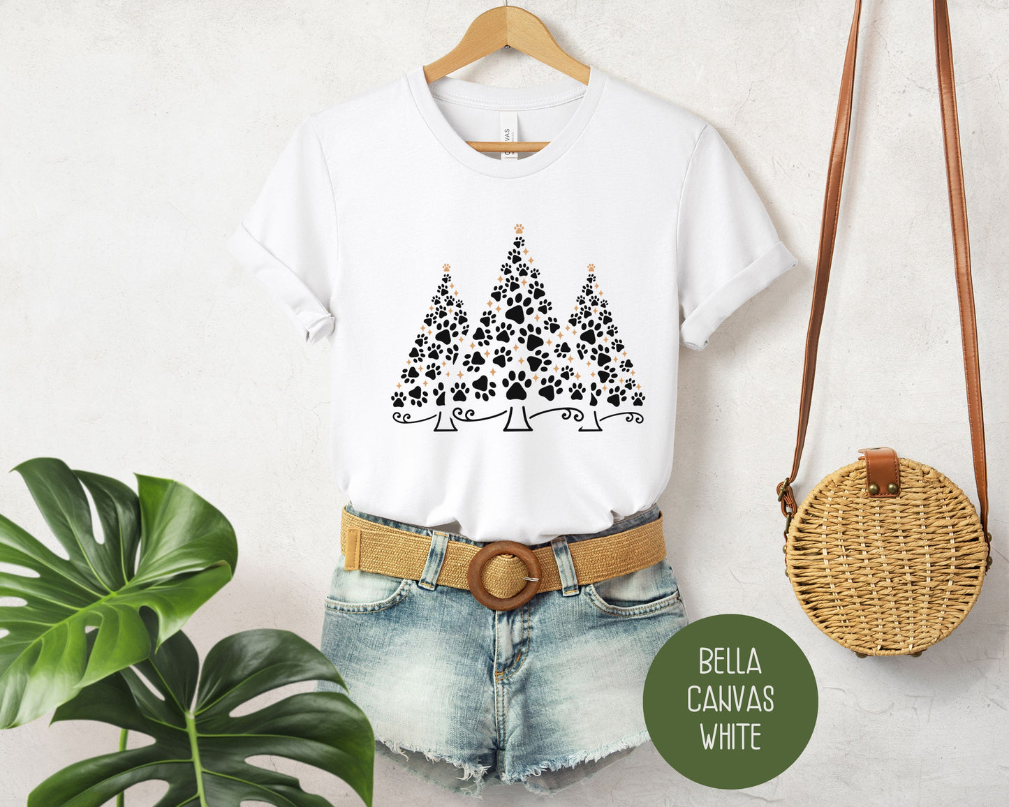 Christmas Paw Tree Shirt