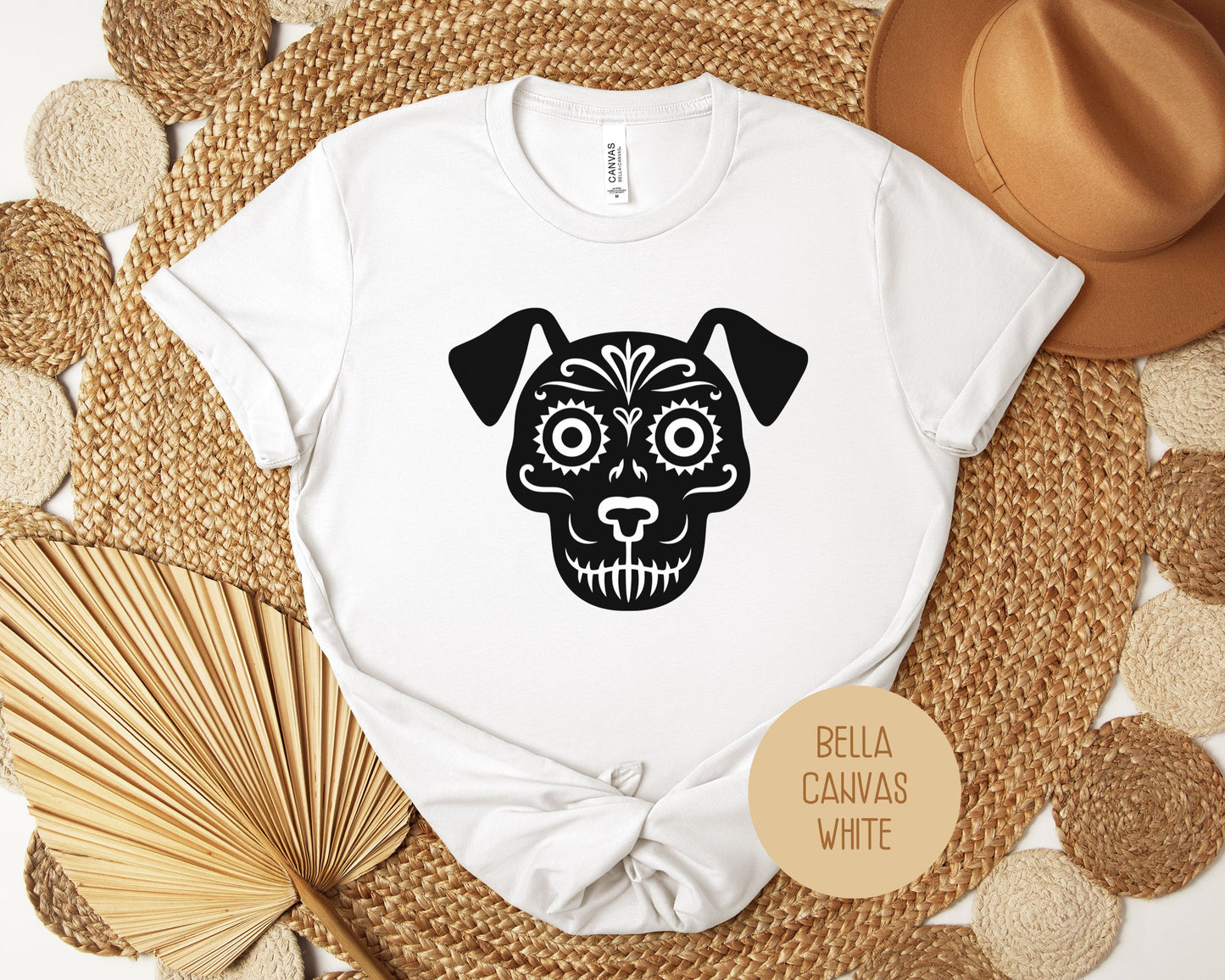 Dog Sugar Skull Day of the Dead Dia De Los Muertos Shirt