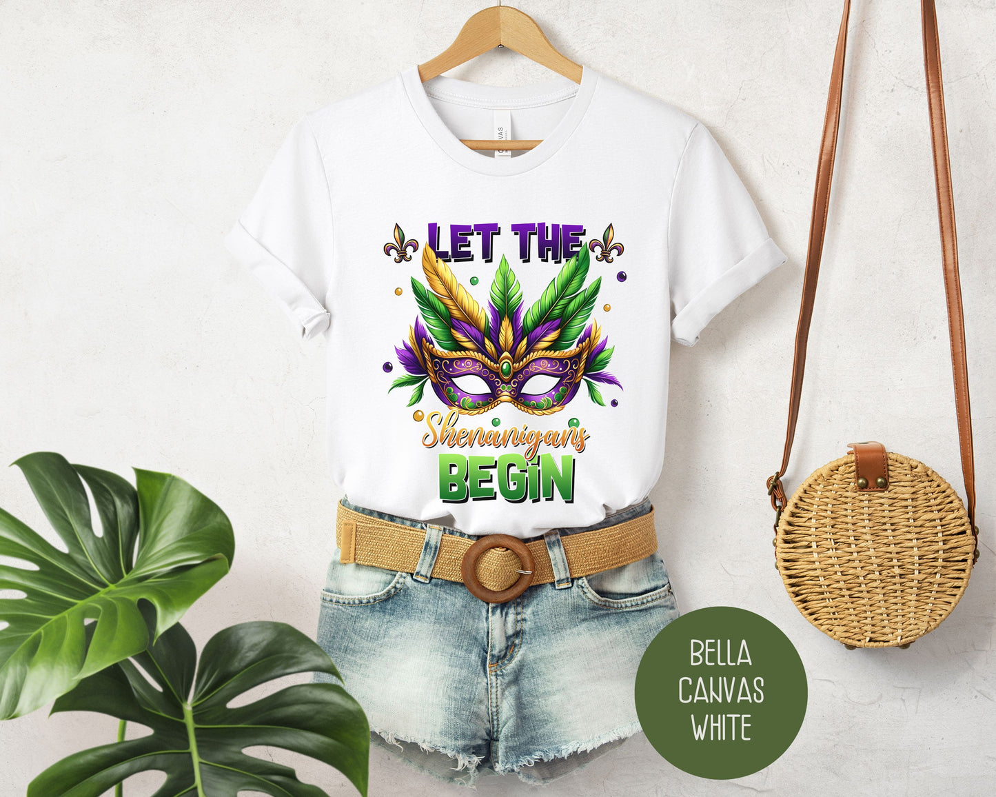 Let the Shenanigans Begin Mardi Gras Shirt