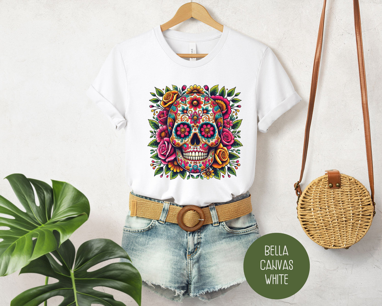 Sugar Skull Day of the Dead Dia De Los Muertos Shirt