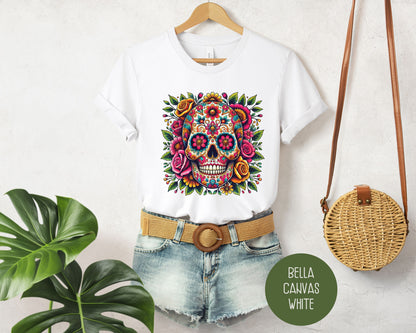 Sugar Skull Day of the Dead Dia De Los Muertos Shirt