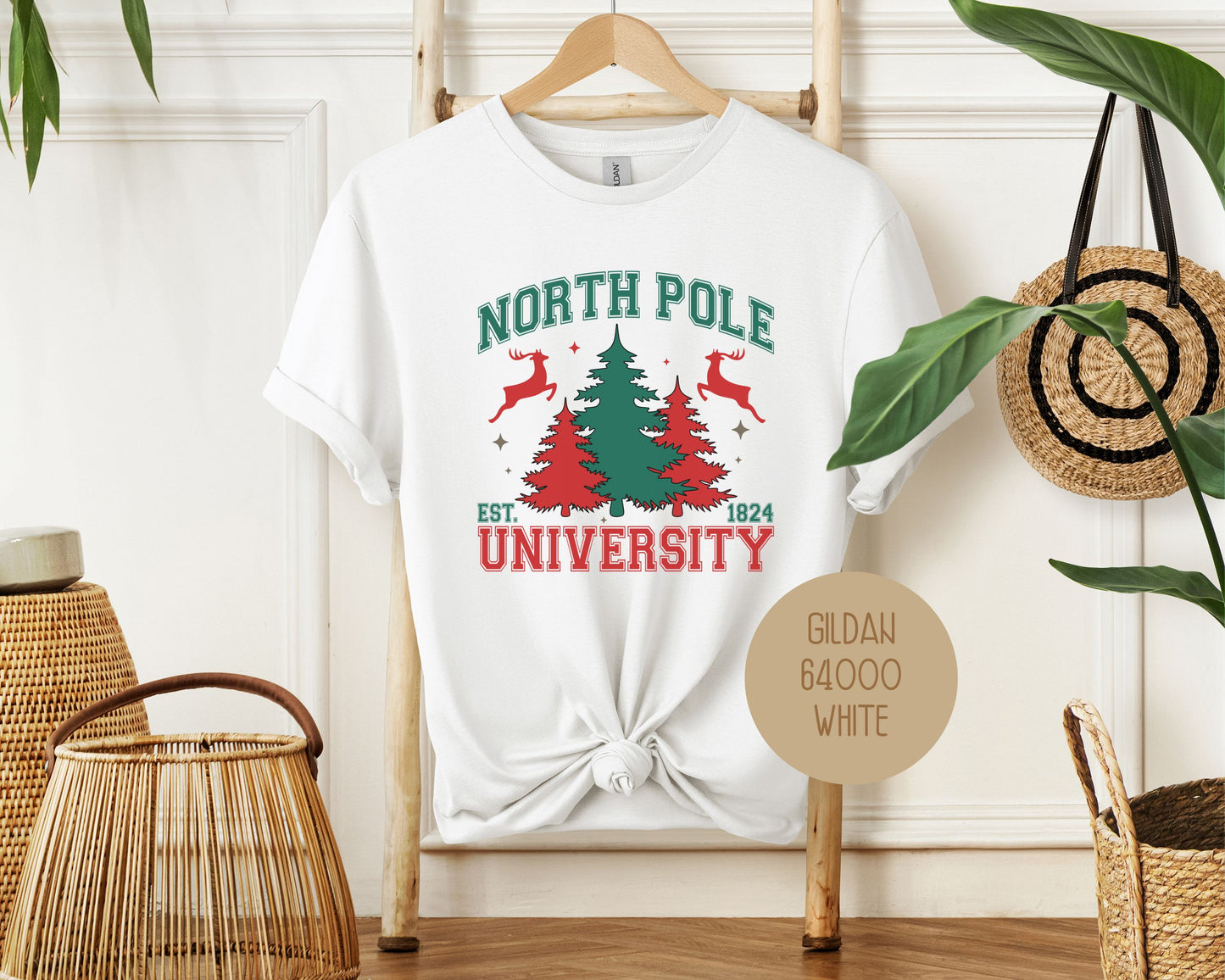 North Pole University Christmas Shirt