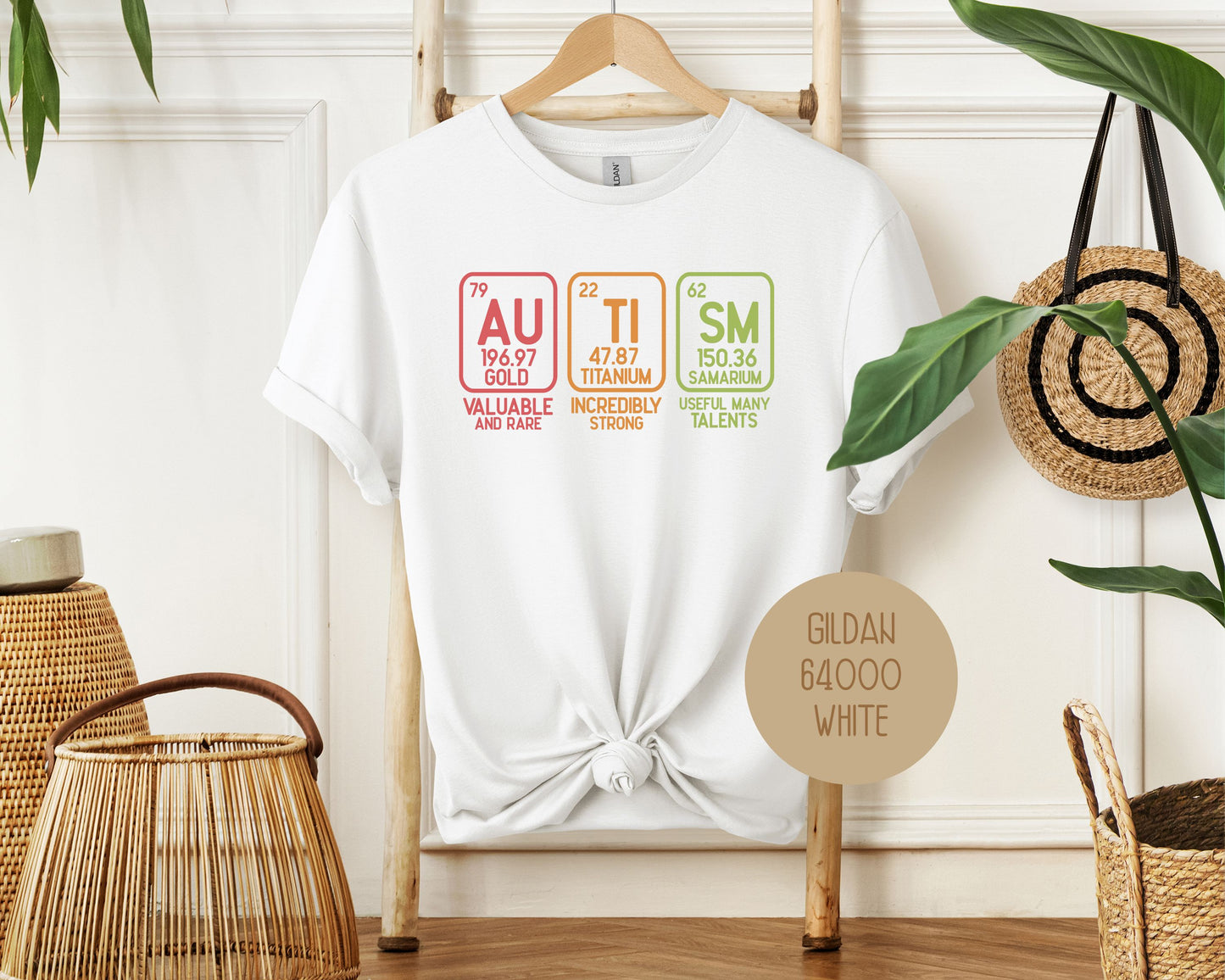 Autism Periodic Table Awareness Shirt