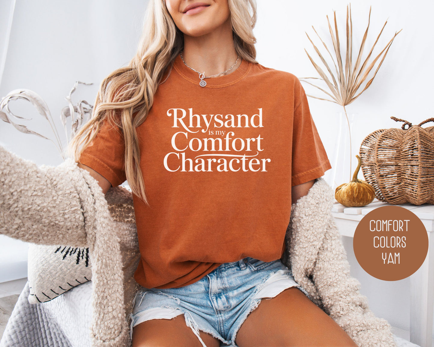 Rhysand is My Comfort Character Comfort Colors Shirt