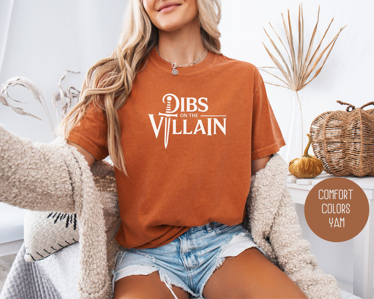 Dibs on the Villain Comfort Colors Shirt