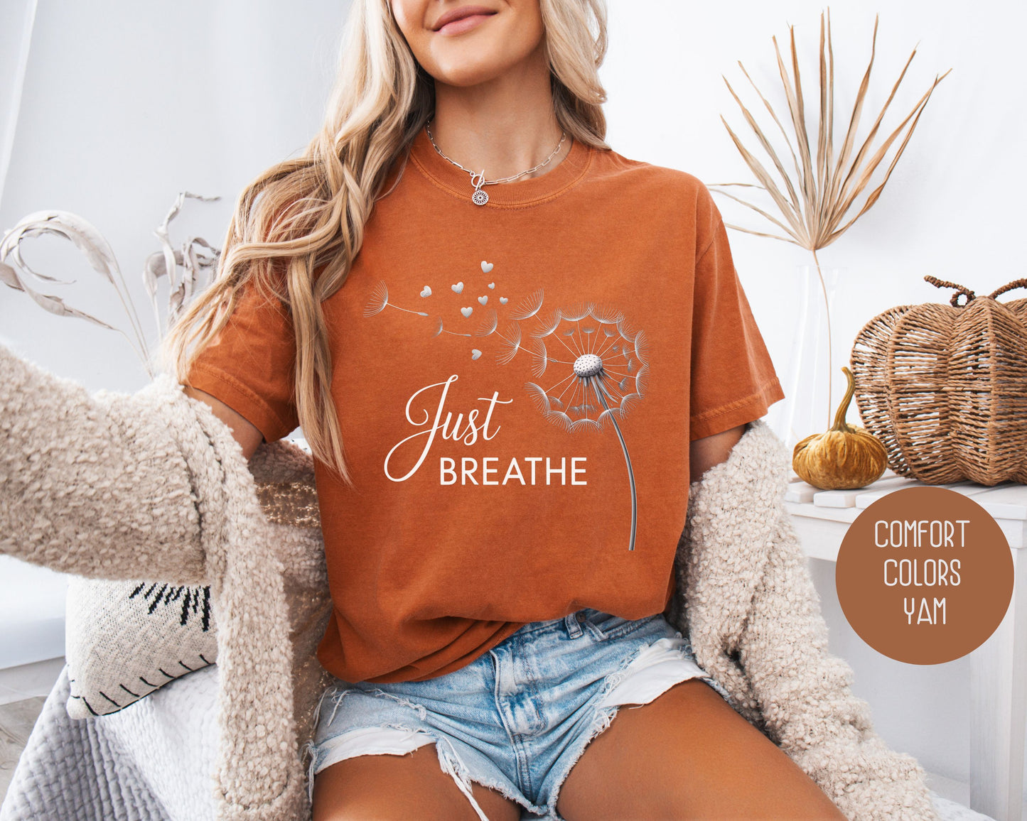 Just Breathe Comfort Colors Shirt